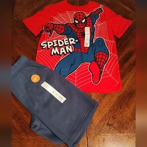 NWT size 8 boys shorts outfit jumping beans